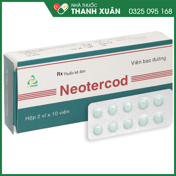 Neotercod điều trị ho khan, ho kích ứng